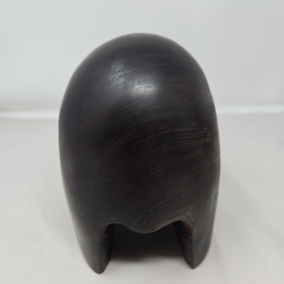 Wood Wilderness Carved Bear Catching A Fish In Mouth  Rich Brown Color Heavy - Picture 8 of 14